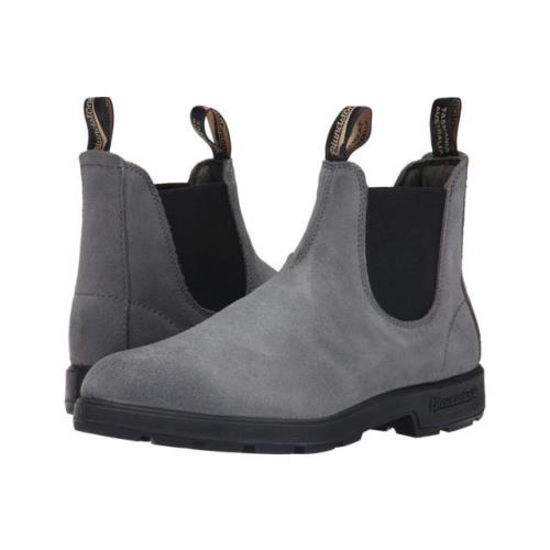 Blundstone Suede Chelsea Boot Men`s Sizing Slip Water Resistant 9 Colors 1460-Charcoal Grey