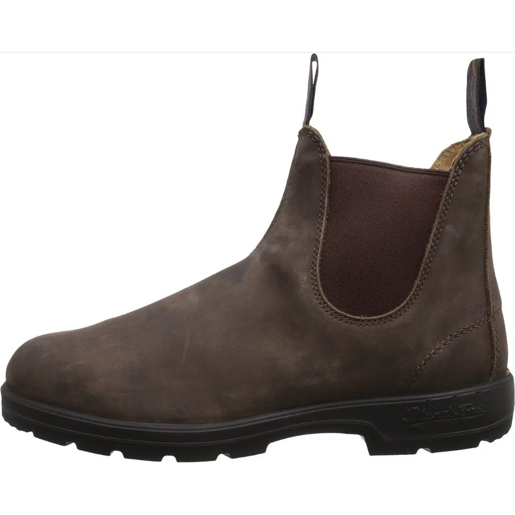 Blundstone BL584 Rustic Brown Men`s Waterproof Winter Leather Chelsea Boots