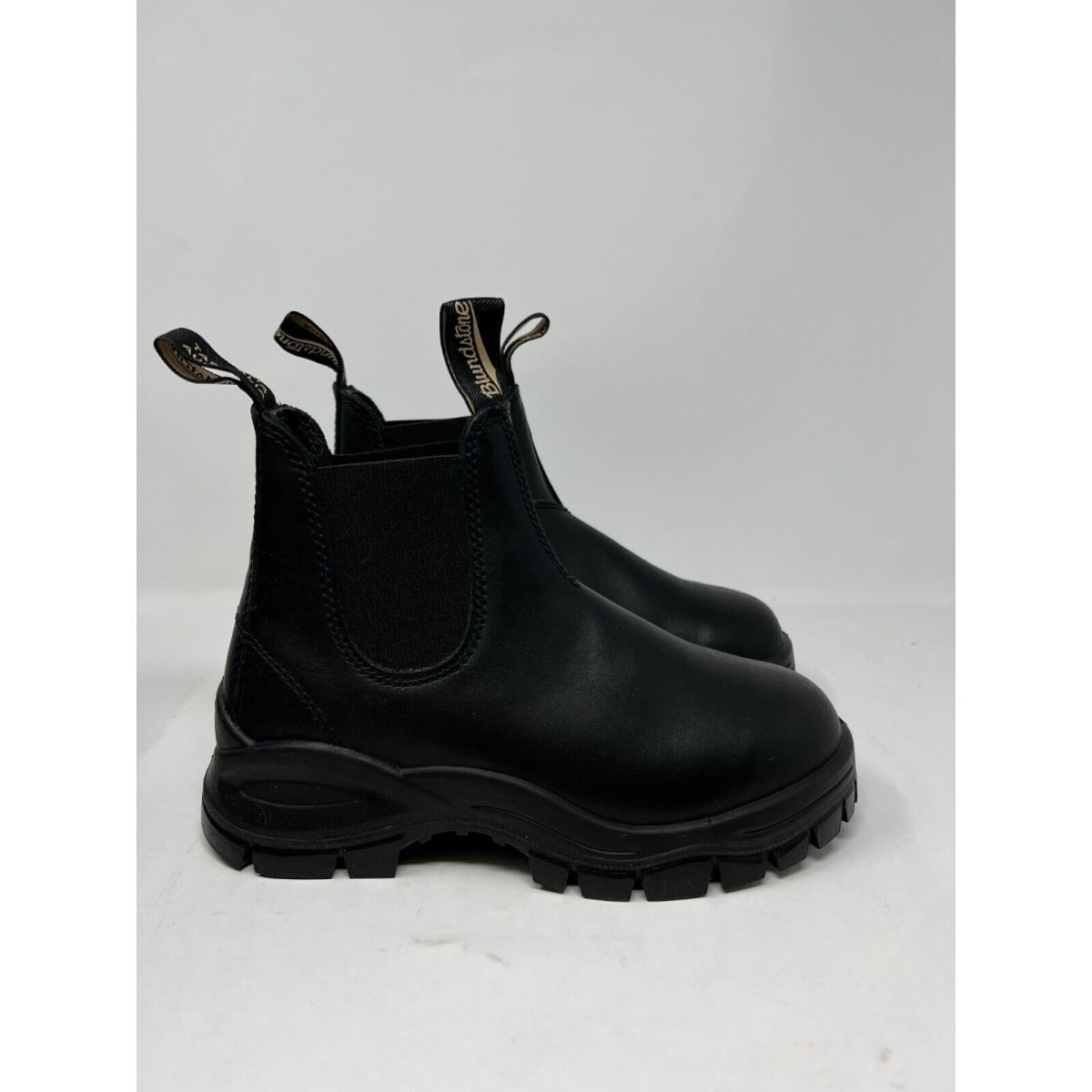 Blundstone 2240 Black Leather Lug Chelsea Boots For Women