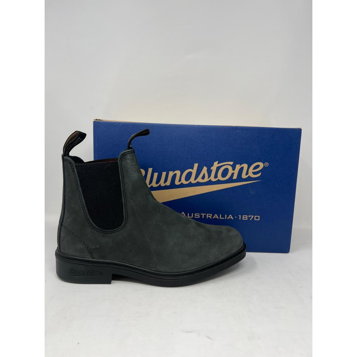 Blundstone 1308 Dress Black Rustic Chelsea Chisel Toe Boots For Women