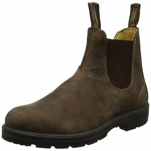 Blundstone Elastic Sided-v Cut Boots Rustic Brown