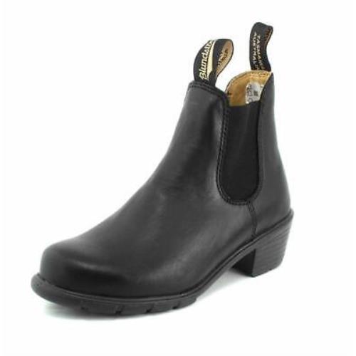 Blundstone 1671 Elastic Sided-womens Block Boots Black