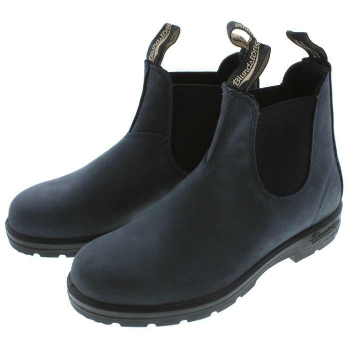 Blundstone Chelsea 1604 Unisex Boot Blueberry Nubuck Water Slip