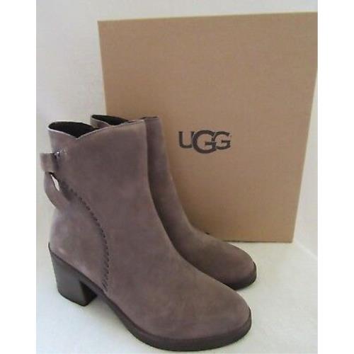 Ugg Australia 1018783 Fraise Whipstitch Suede Mouse Boots Shoes US 9 Eur 40