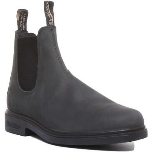 Blundstone 1308 Elastic Sided Chelsea Boot In Rustic Black Size US 5 - 11