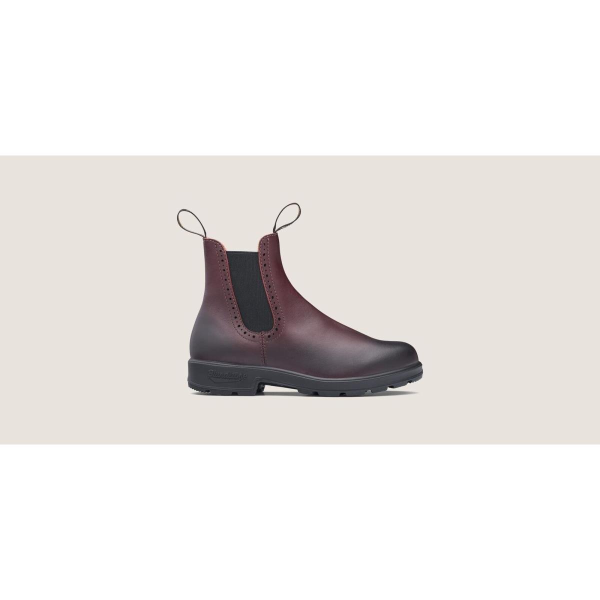 Blundstone Women`s Chelsea Red Water-resistant Lightweight Leather Boot 1352 Shiraz