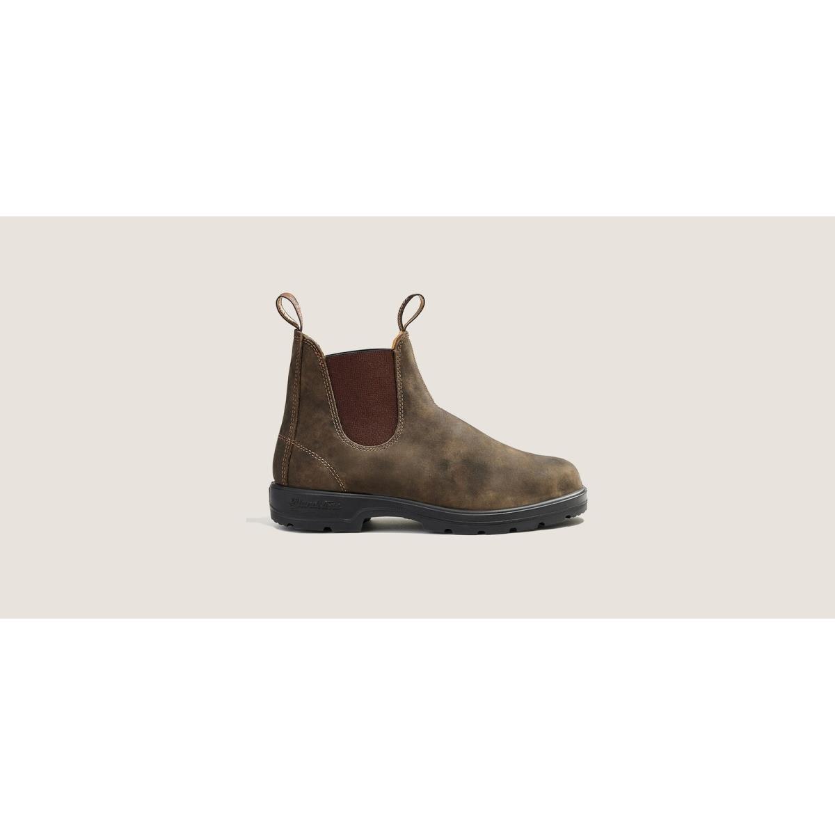 Blundstone Men`s Chelsea Brown Water-resistant Lightweight Leather Boot 585