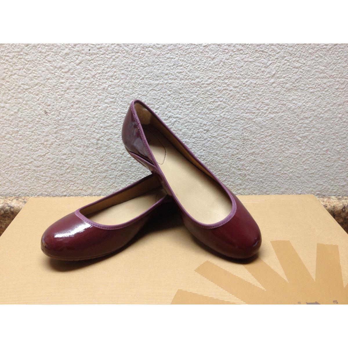 Ugg Antora II Deep Bordeaux Patent Leather Flats Slip ON US 7.5 / EU 38.5 / UK 6