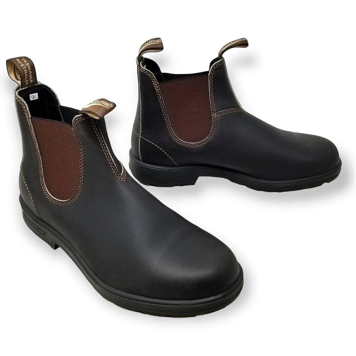 Blundstone 500 Series Elastic Sided Boot - Stout Brown - US Men`s 11.5