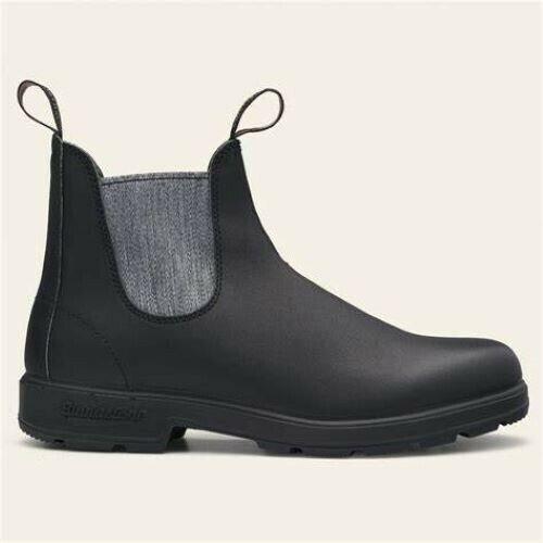 Blundstone 1914 Black Gray Wash Leather Boot Womens US 8.5 UK Aus 5.5