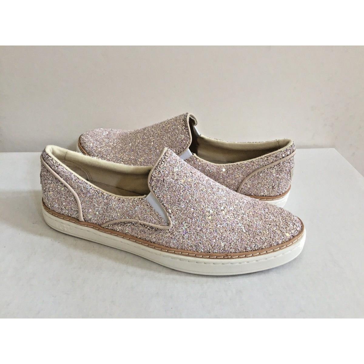 Ugg Adley Chunky Glitter Powder Slip ON Leather Sneakers US 11 / EU 42 / UK 9.5