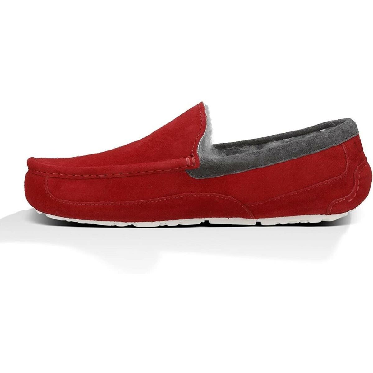 Ugg Mens Ascot Slipper Shoes Red Size 8