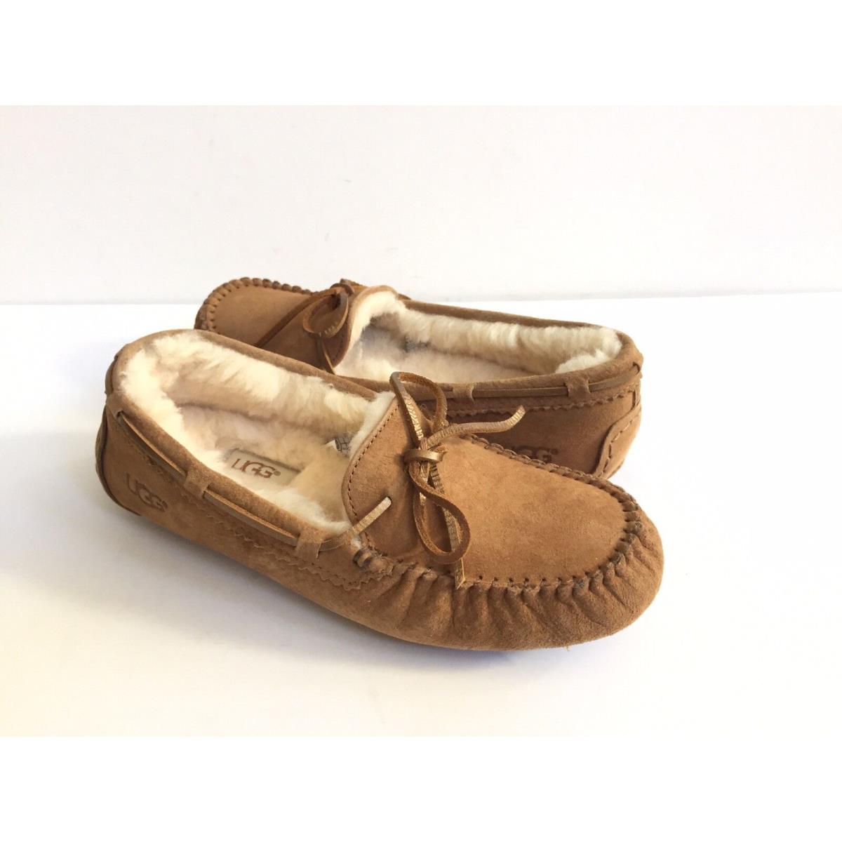 Ugg Dakota Metallic Chestnut Shearling Lined Slippers US 12 / EU 43 / UK 10.5