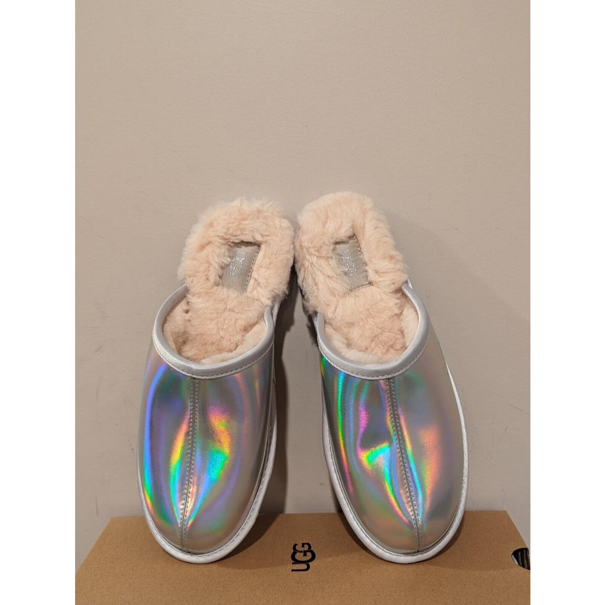 Ugg Australia Women`s Pearle Iridescent Slippers Size 9