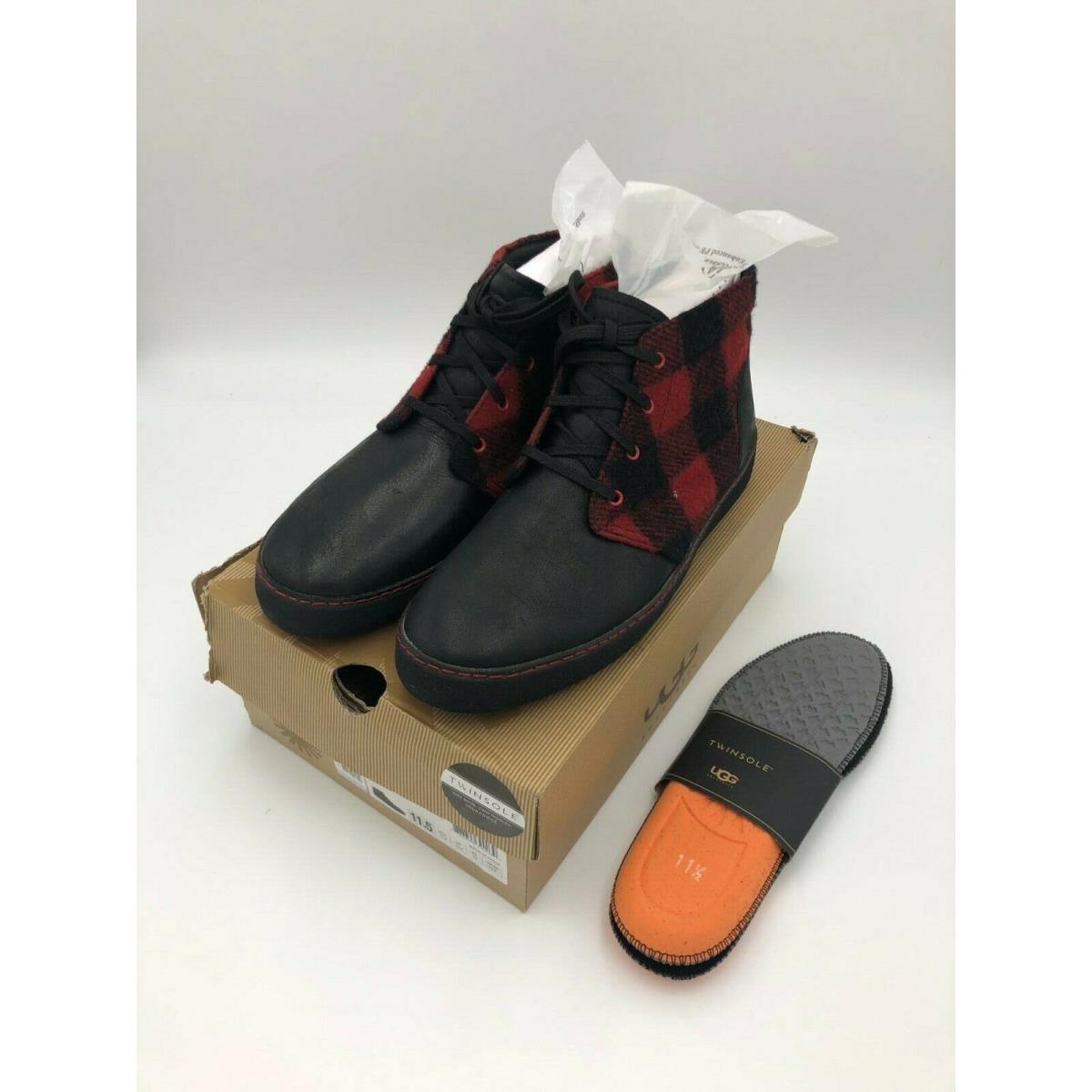 Ugg Men`s Alin Plaid Shoe / Boot - Includes Additional Set of Insoles