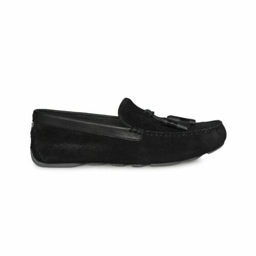 Ugg Marris Black Suede Tassel Loafer Moccasin Slip ON Men`s Shoes Size US 9 - Black