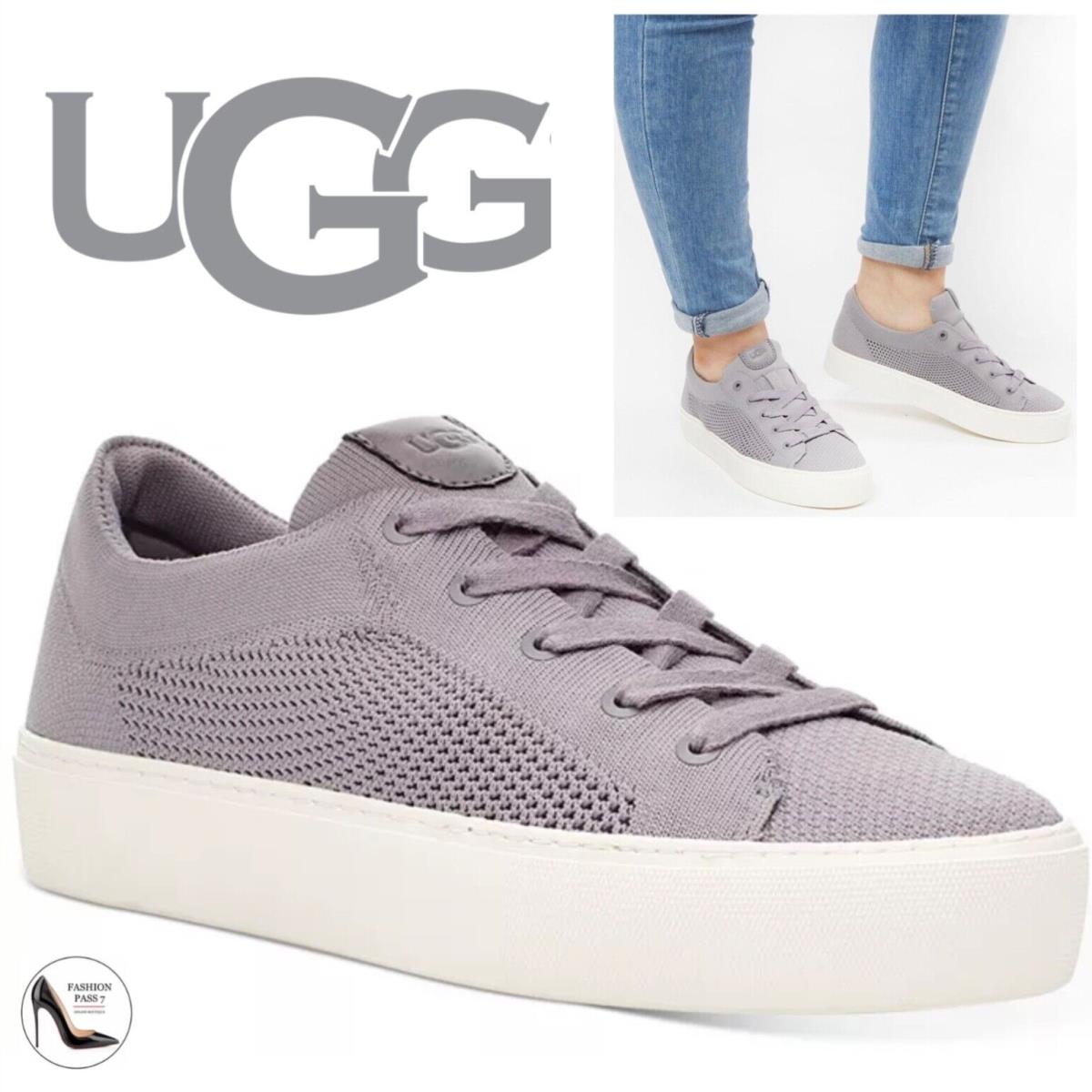 Ugg Women`s Zilo Knit Soft Amethyst Sneakers Trainers Comfortable Flat Shoes 8