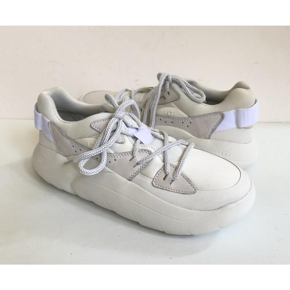 Ugg LA Cloud Lace White Suede Sneaker Shoes US 8.5 / EU 39.5 / UK 6.5