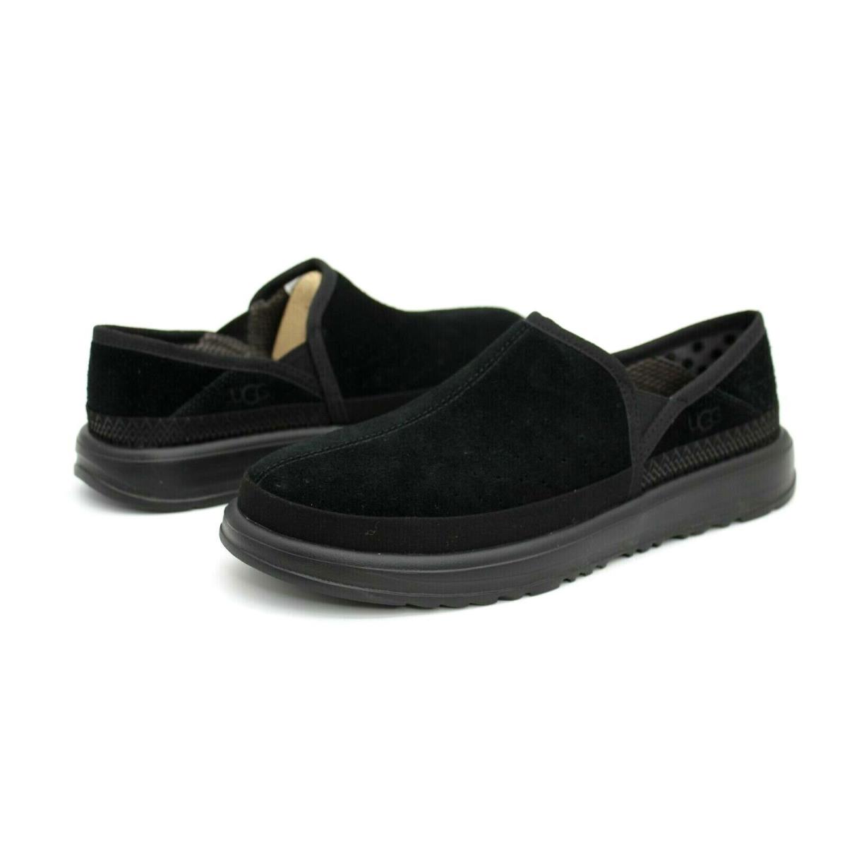 Ugg For Men Kick IT Slip ON Black Color Suede Wool Slippers Shoes Size 12 US