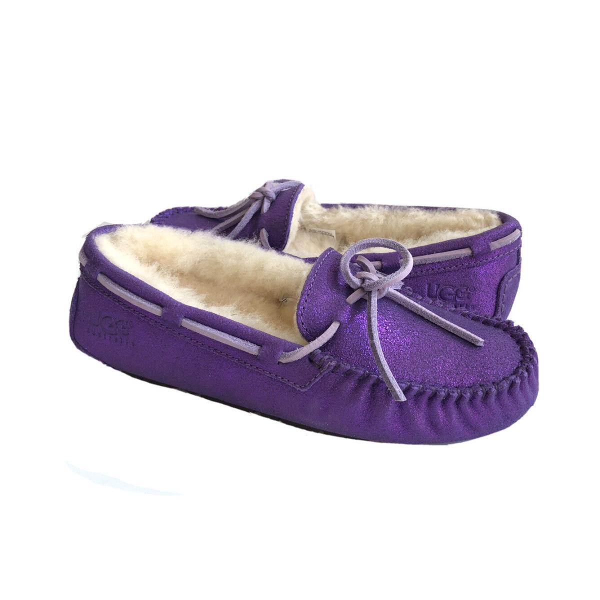 Ugg Dakota Neon Violet Shearling Lined Slippers US 5 / EU 36 / UK 3.5