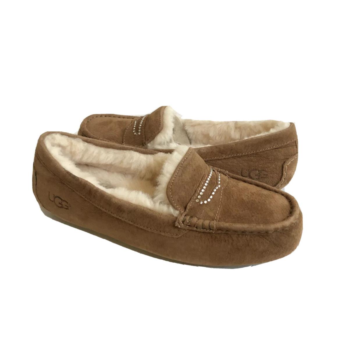 Ugg Violette Sparkle Chestnut Shearling Lined Shoe US 6 / EU 37 / UK 4.5