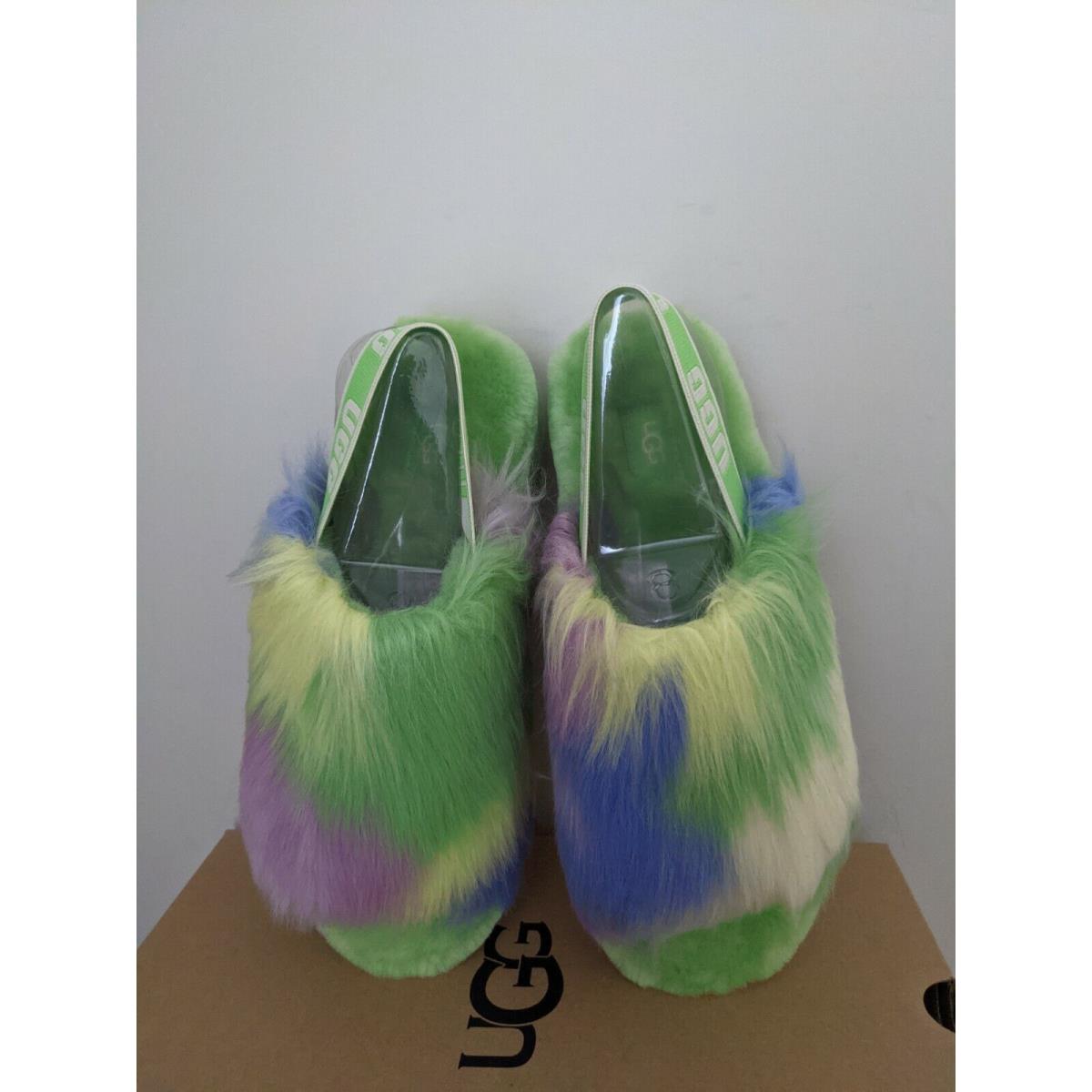 Ugg Australia Womens Fluff Yeah Slide Tie Dye Size 8