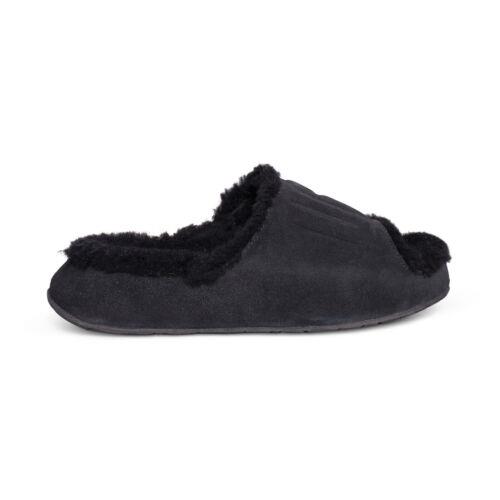 Ugg Pierside Slide Black Suede Shearling Women`s Slippers Size US 7/UK 5