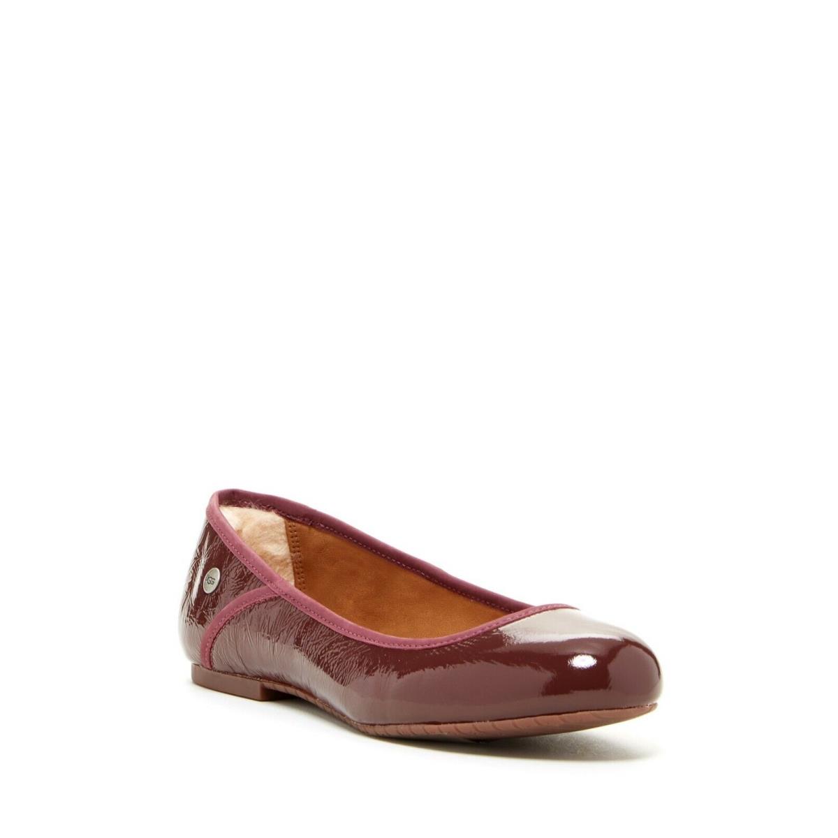 Ugg Australia Women`s Size 9 Brown Antora Ballet Flat Shoe - Brown