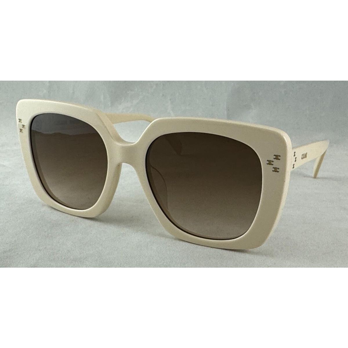 Celine Paris CL40218U CL 40218U 25F 55-19-145 Off White Cream Sunglasses