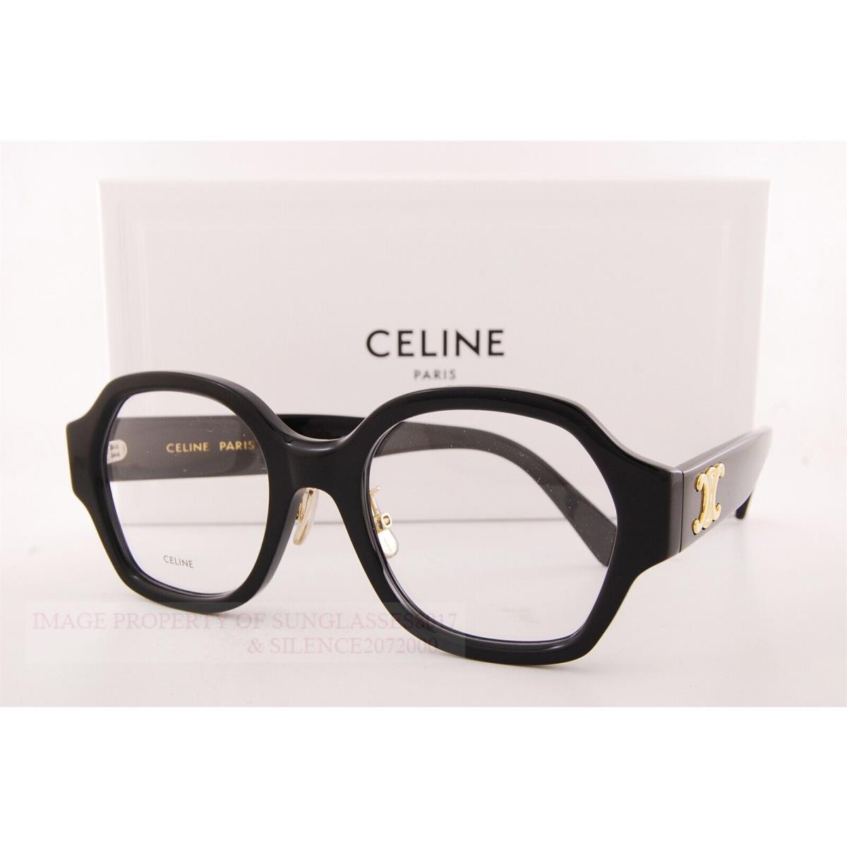 Celine Eyeglass Frames CL 50134F 001 Black Asiafit Men Women Size 51mm