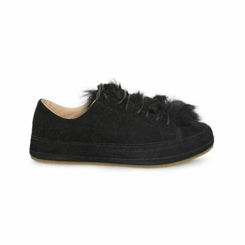 Ugg Blake Fur Black Suede Shearling Fashion Women`s Shoes Size US 6.5/UK 5