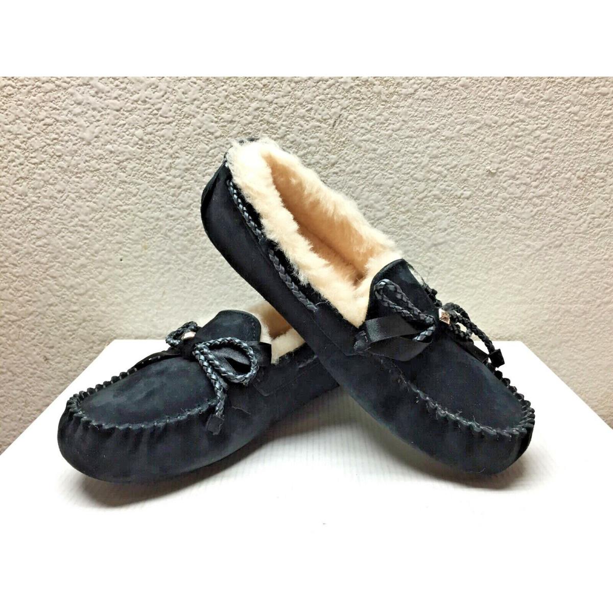 Ugg Dakota Braid Bling Black Crystal Moccasin Shoes US 5 / EU 36 / UK 3.5