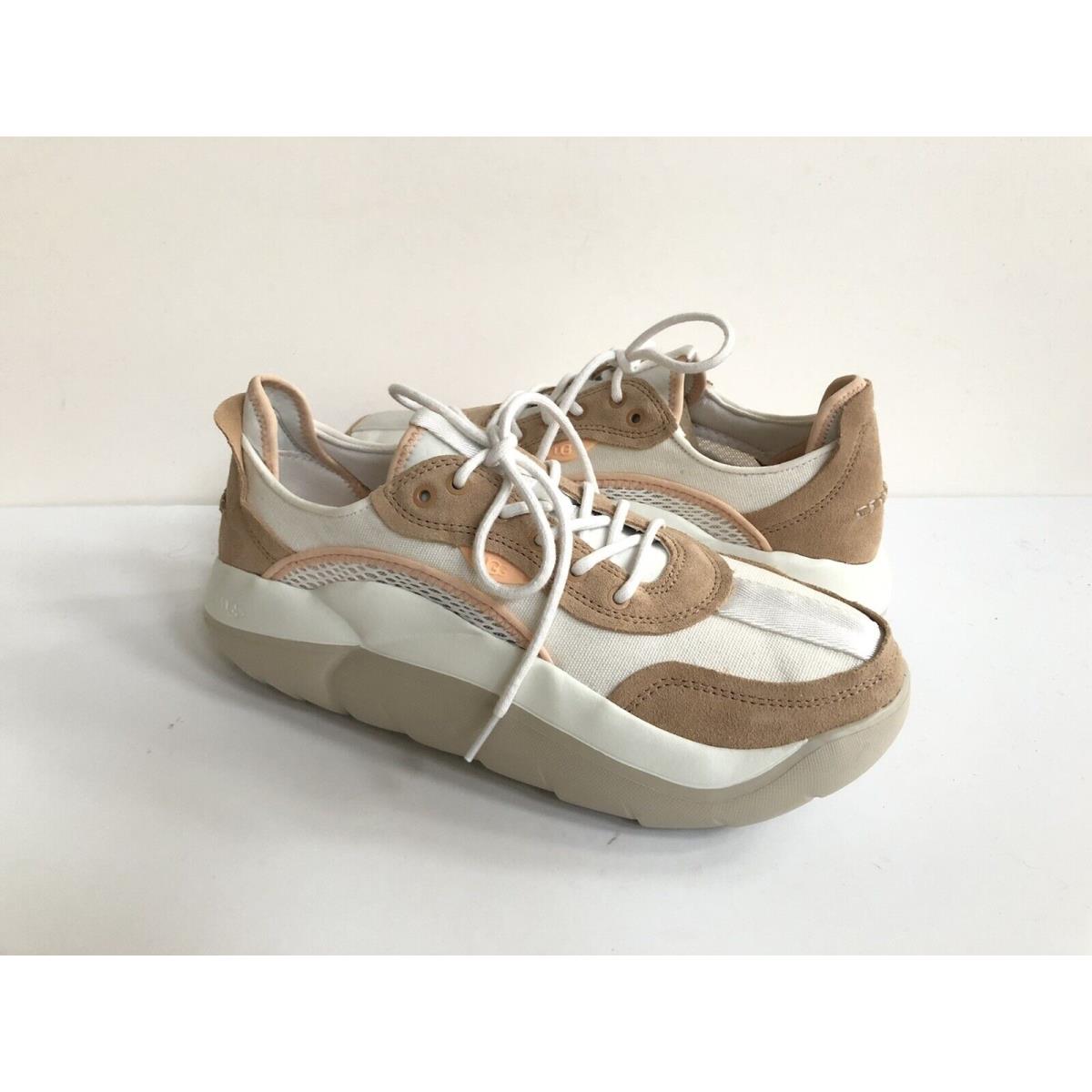 Ugg LA Cloud Low Trainer White / Bronzer / Peach Sneakers US 12 / EU 43 / UK 10