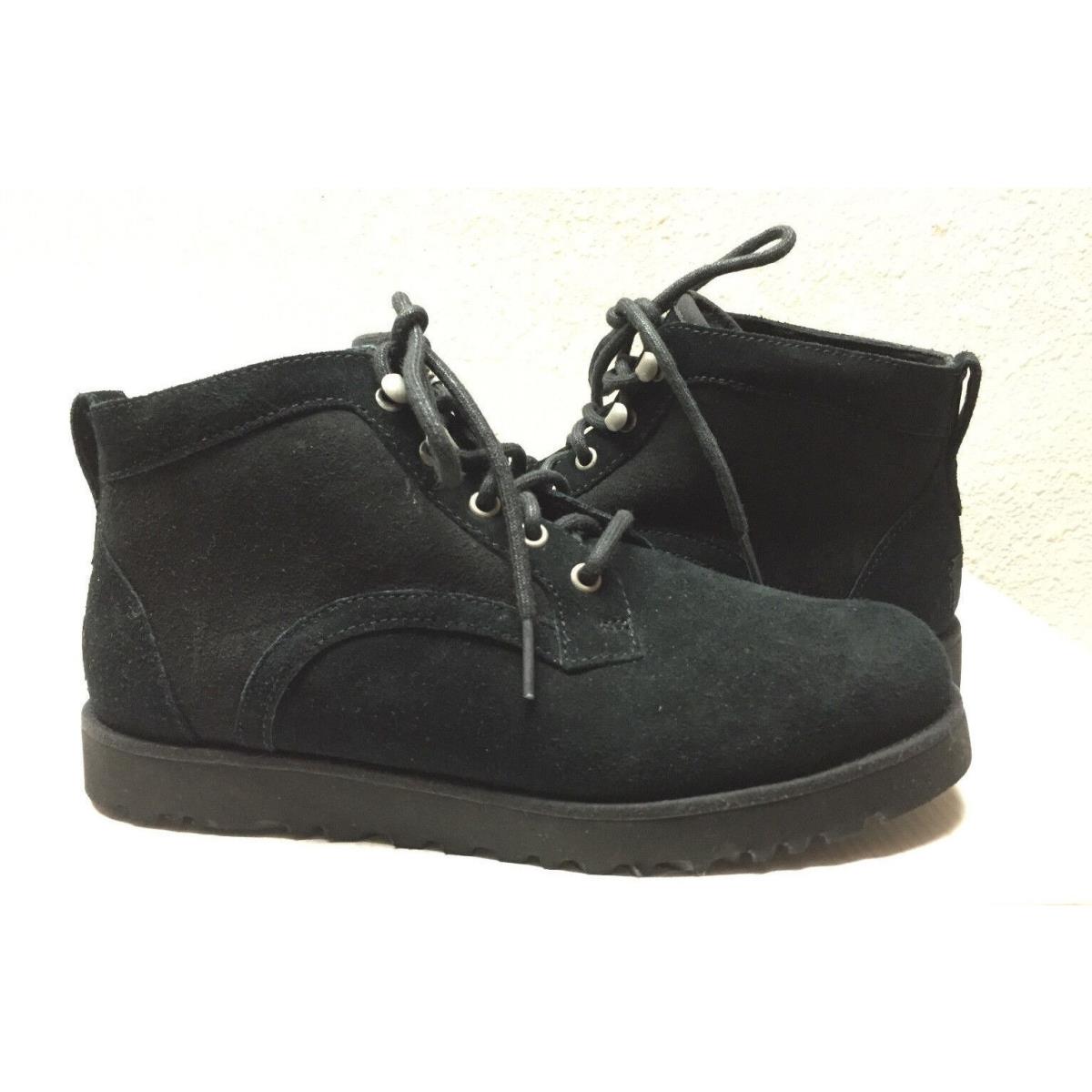 Ugg Bethany Black Lace UP Shearling Lined Boot US 12 / EU 43 / UK 10.5