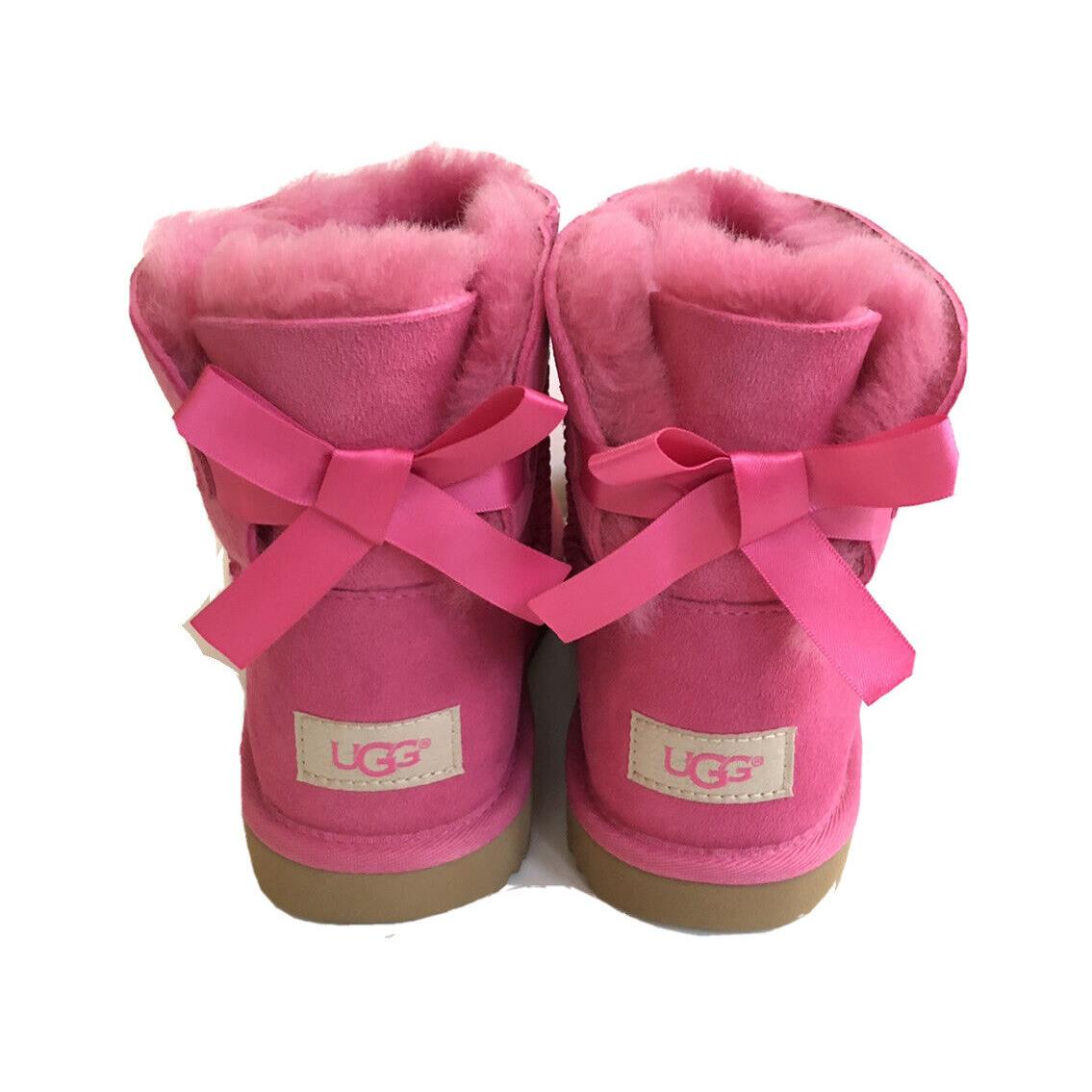 Ugg Mini Bailey Bow II Pink Azalea Kid Youth US 5 - Fit Women US 7 / EU 38 /uk 5