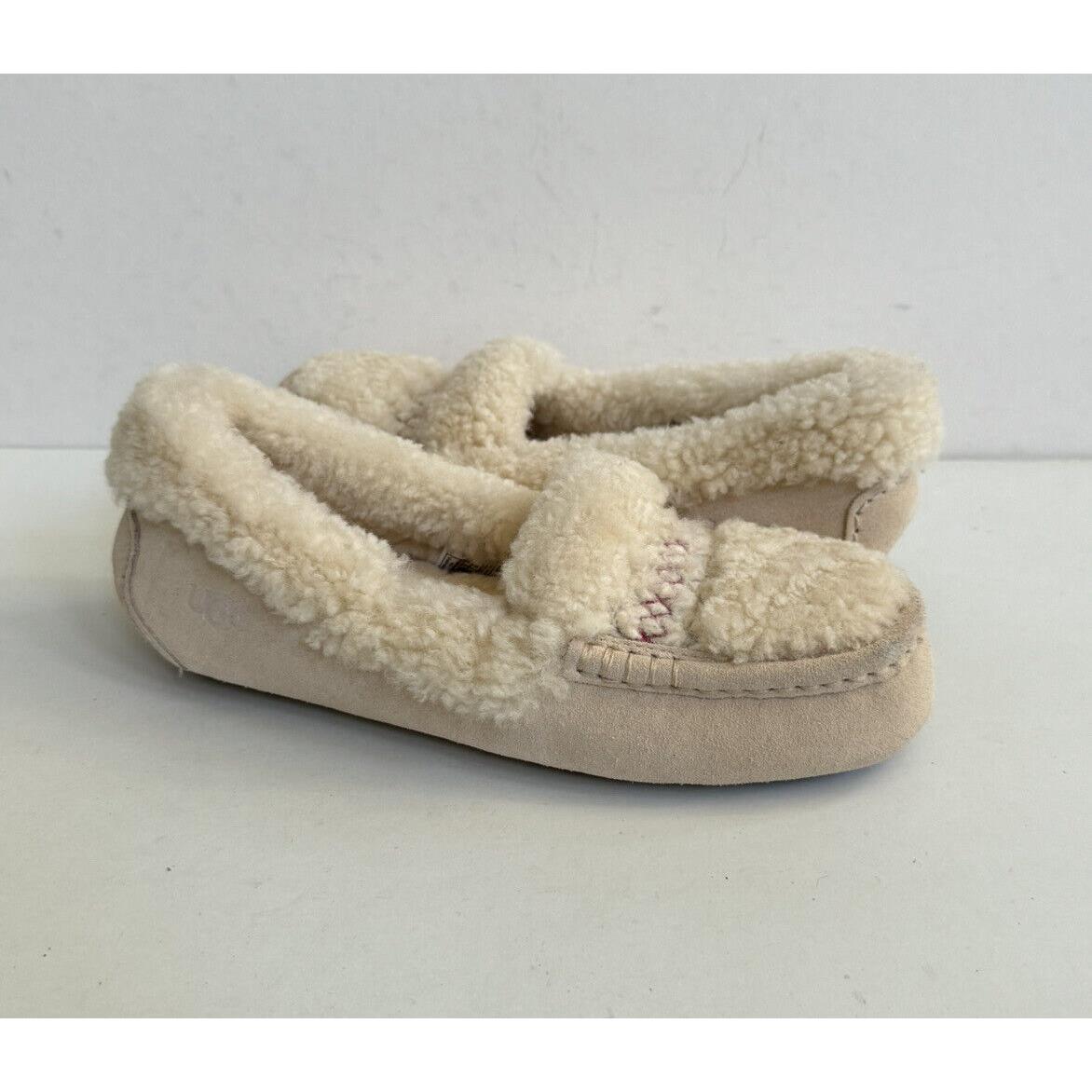 Ugg Ansley Ugg Braid Natural Shearling Lined Moccasin Shoes US 10 / EU 41 / UK 8