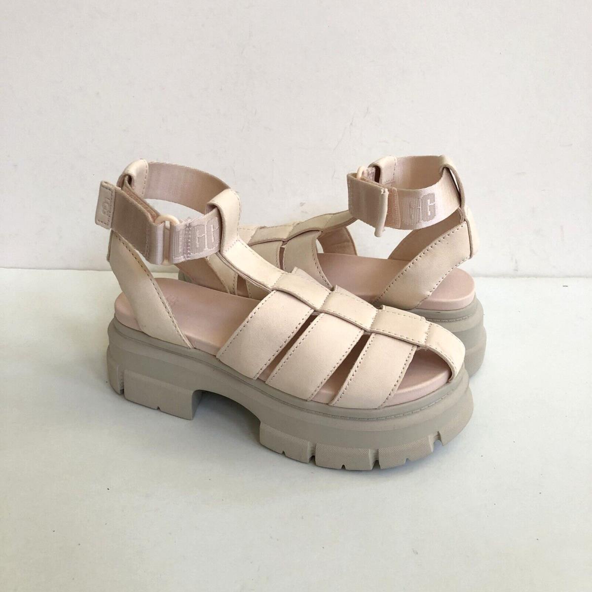 Ugg Ashton Strappy Rosie Beige Chunky Platform Sandals US 7.5 / EU 38.5 / UK 5.5