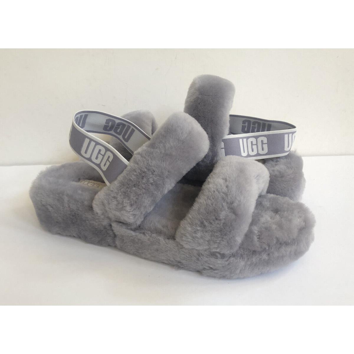 Ugg Fluff OH Yeah Slide Soft Amethyst Slip ON Sandal US 10 / EU 41 / UK 8