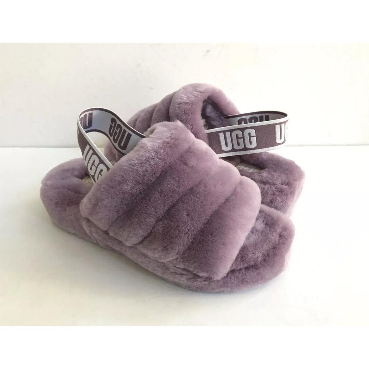 Ugg Fluff Yeah Slide Shadow Mocassin Slip ON Sandal US 7 / EU 38 / UK 5