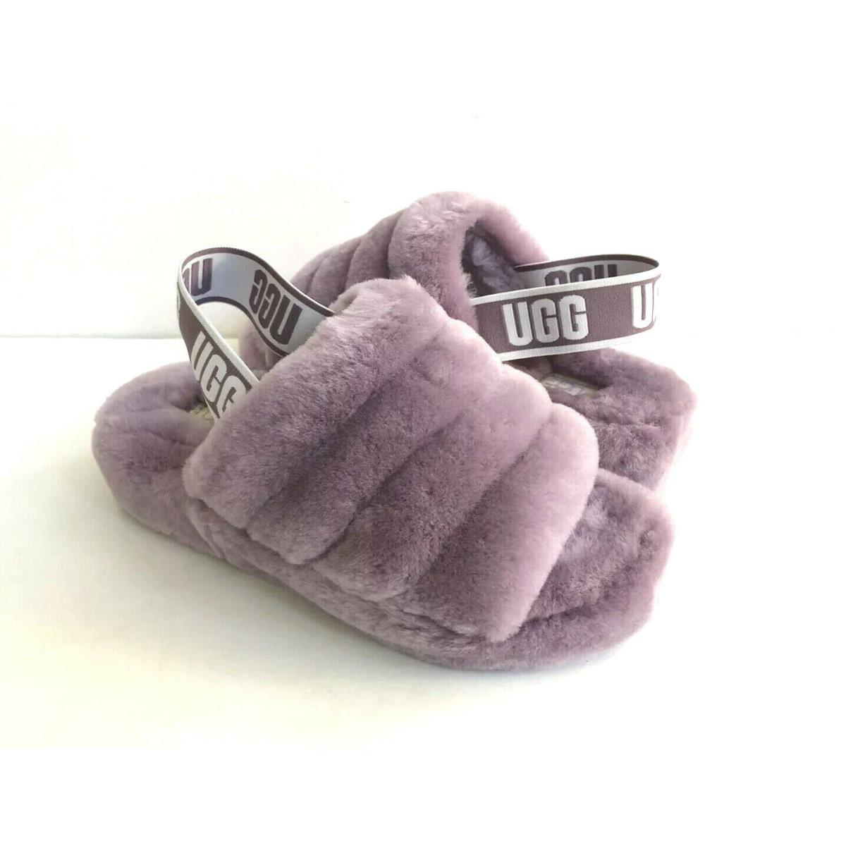 Ugg Fluff Yeah Slide Shadow Mocassin Slip ON Sandal US 10 / EU 41 / UK 8