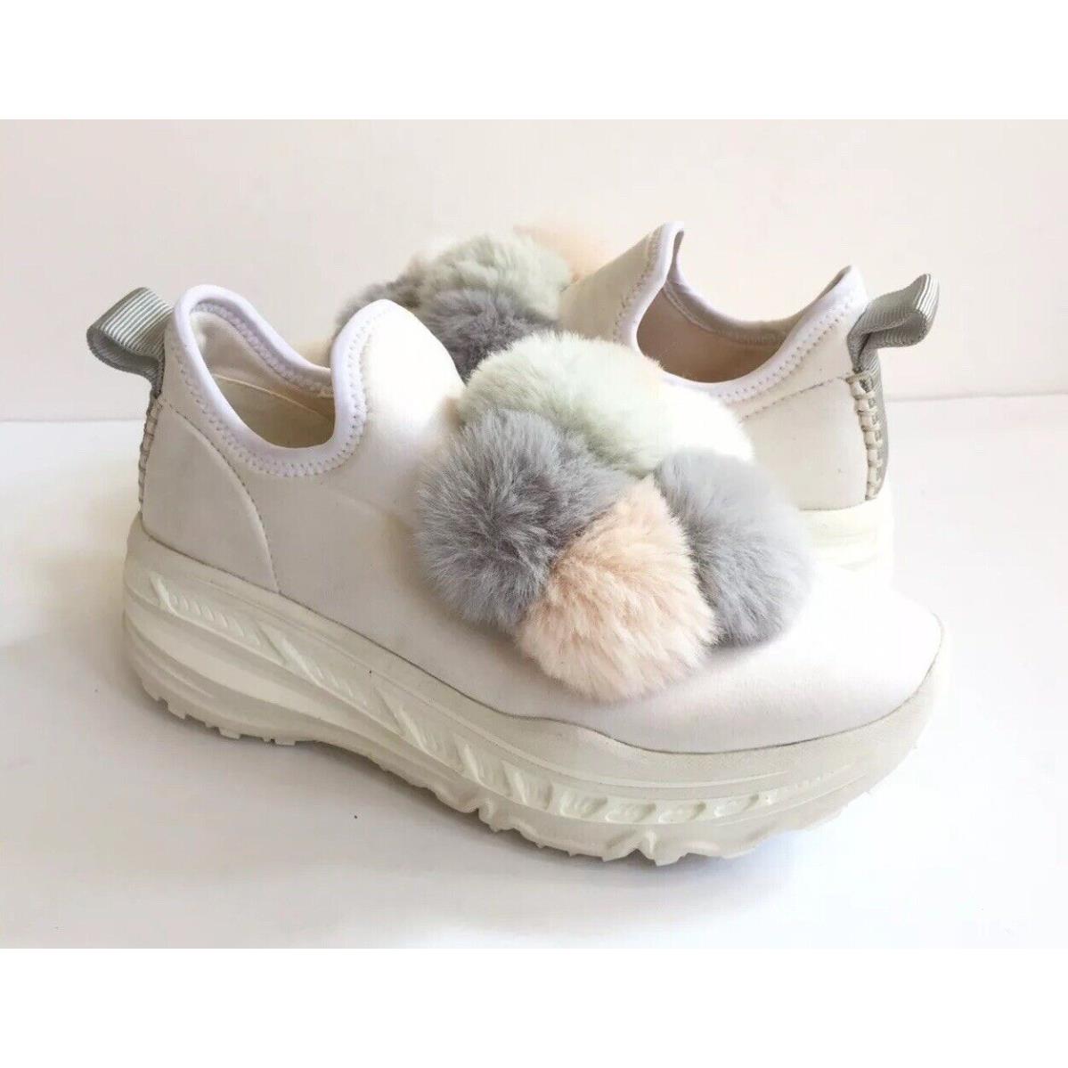 Ugg Dot Runner White Pom Pom Platform Sneakers Shoes US 10 / EU 41 / UK 8