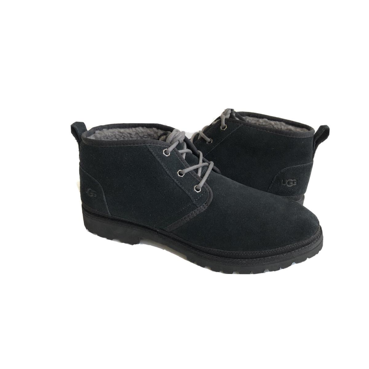 Ugg Men Neuland Black Shearling Lined Suede Shoe US 11.5 / EU 44.5 / UK 10.5