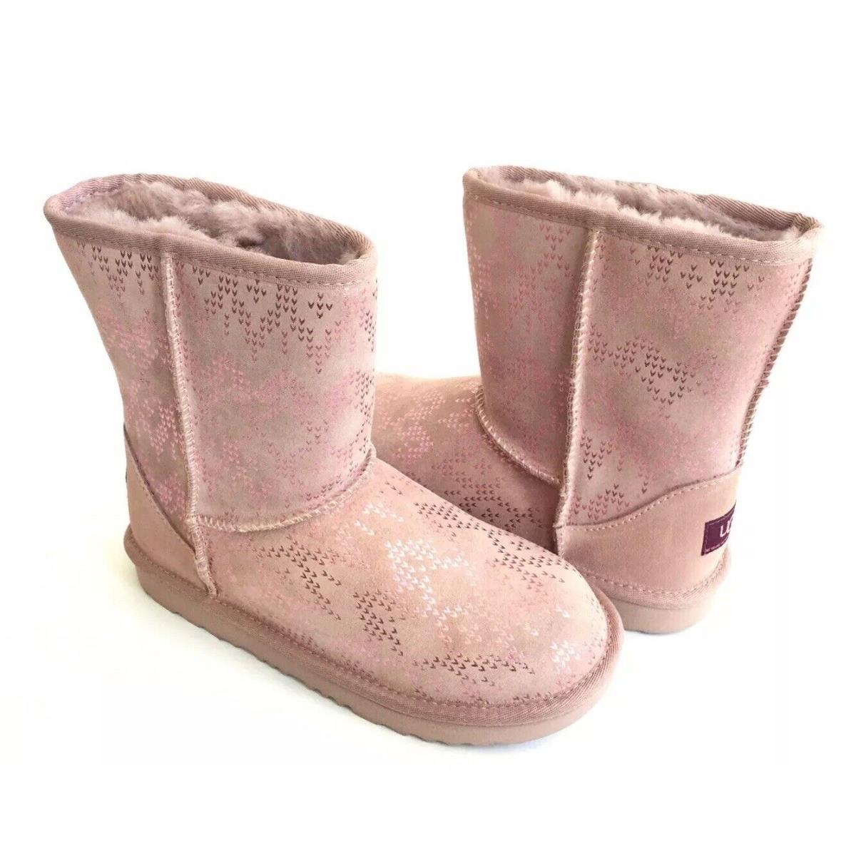 Ugg Kids/youth Classic Short II Icelandic Foil Dusk US 4 - Will Fit Women US 6