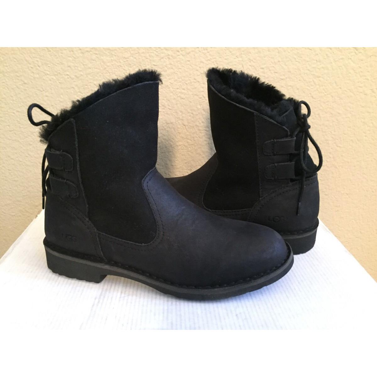 Ugg Naiyah Black Shearling Lined Boots US 10.5 / EU 41.5 / UK 9