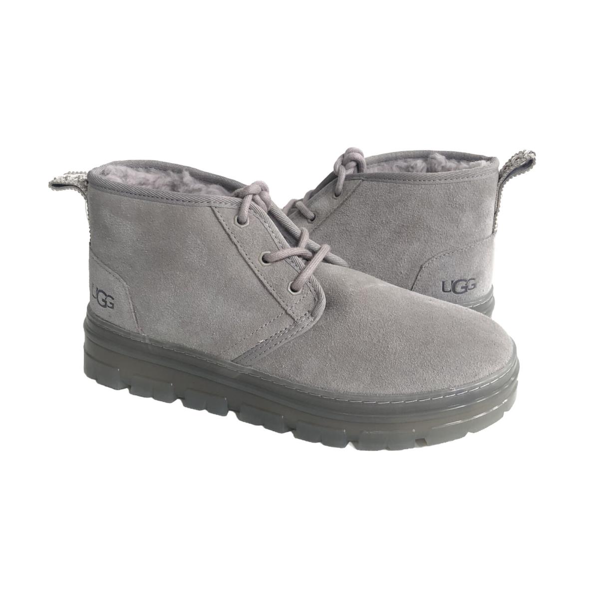 Ugg Women Neumel Clear Campfire Grey Gray Chukka Shoe US 9 / EU 40 / UK 7