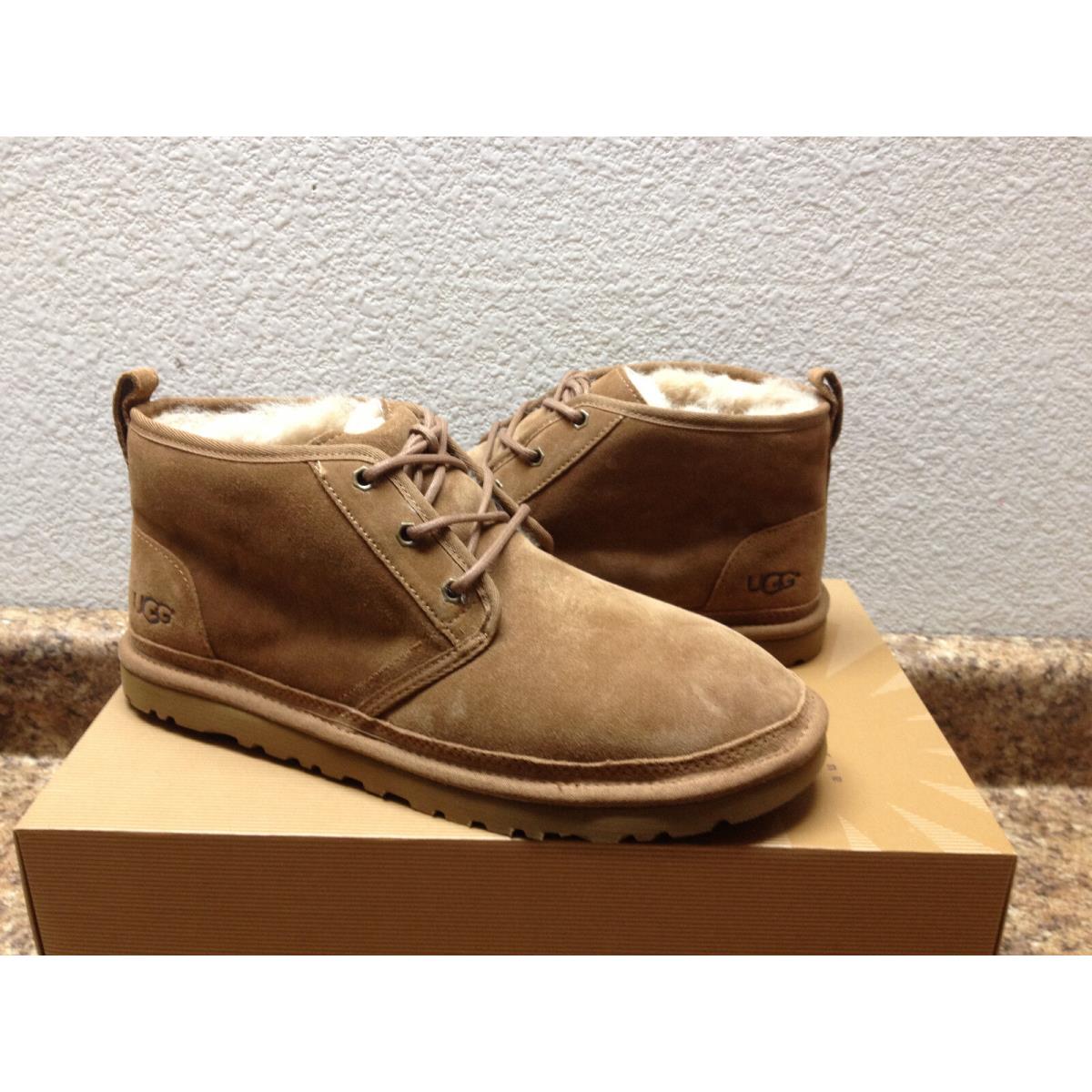 Ugg Women Neumel Chestnut Fully Line Shearling Suede Shoe US 7 / EU 38 / UK 5