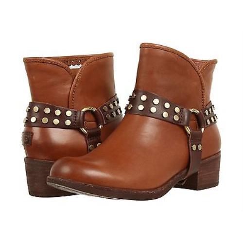Women`s Shoes Ugg Australia Darling Harness Ankle Boots 1006683 Whiskey Size 5.5