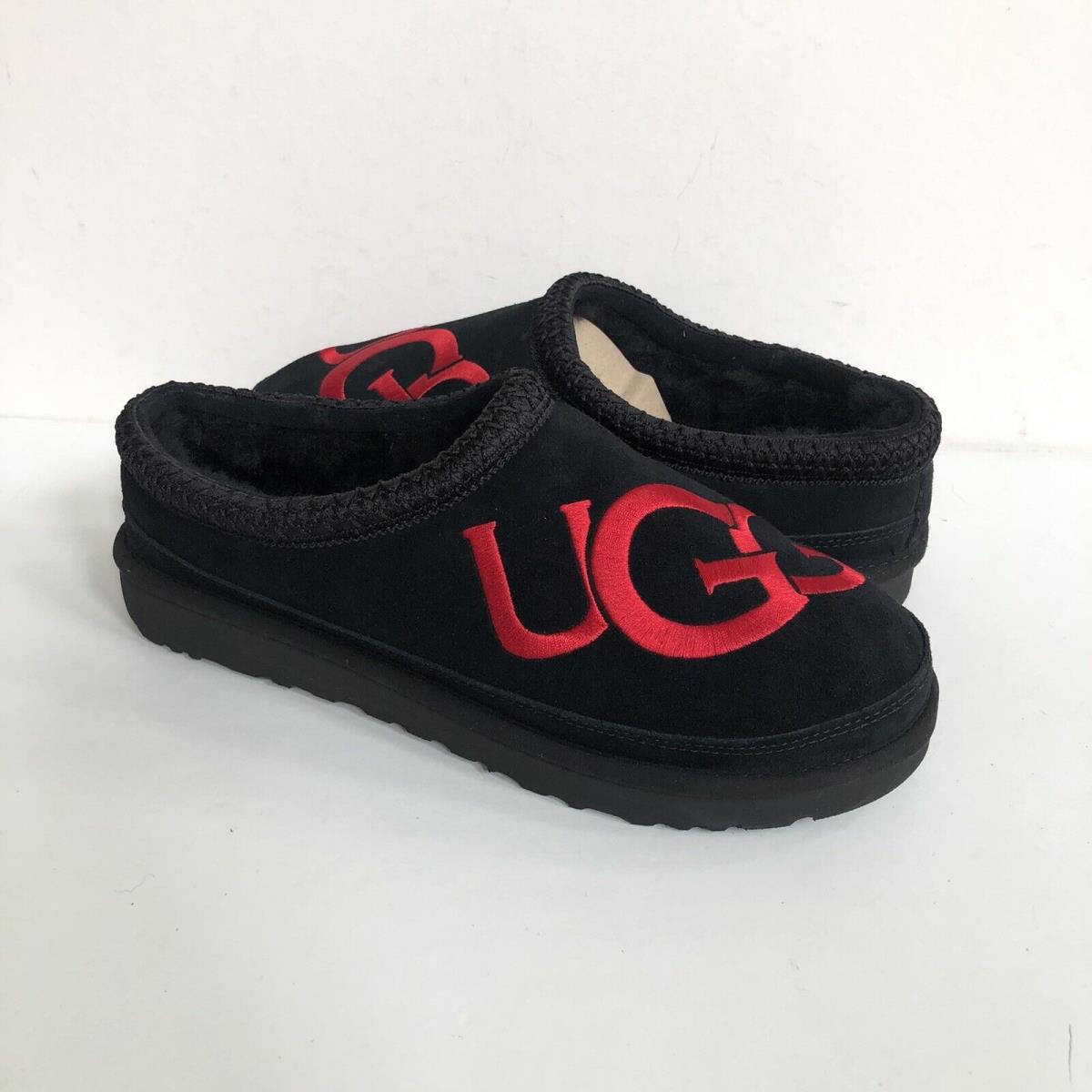 Ugg Men Tasman Logo Black Moccasin Shoe US 12 / EU 45 / UK 11