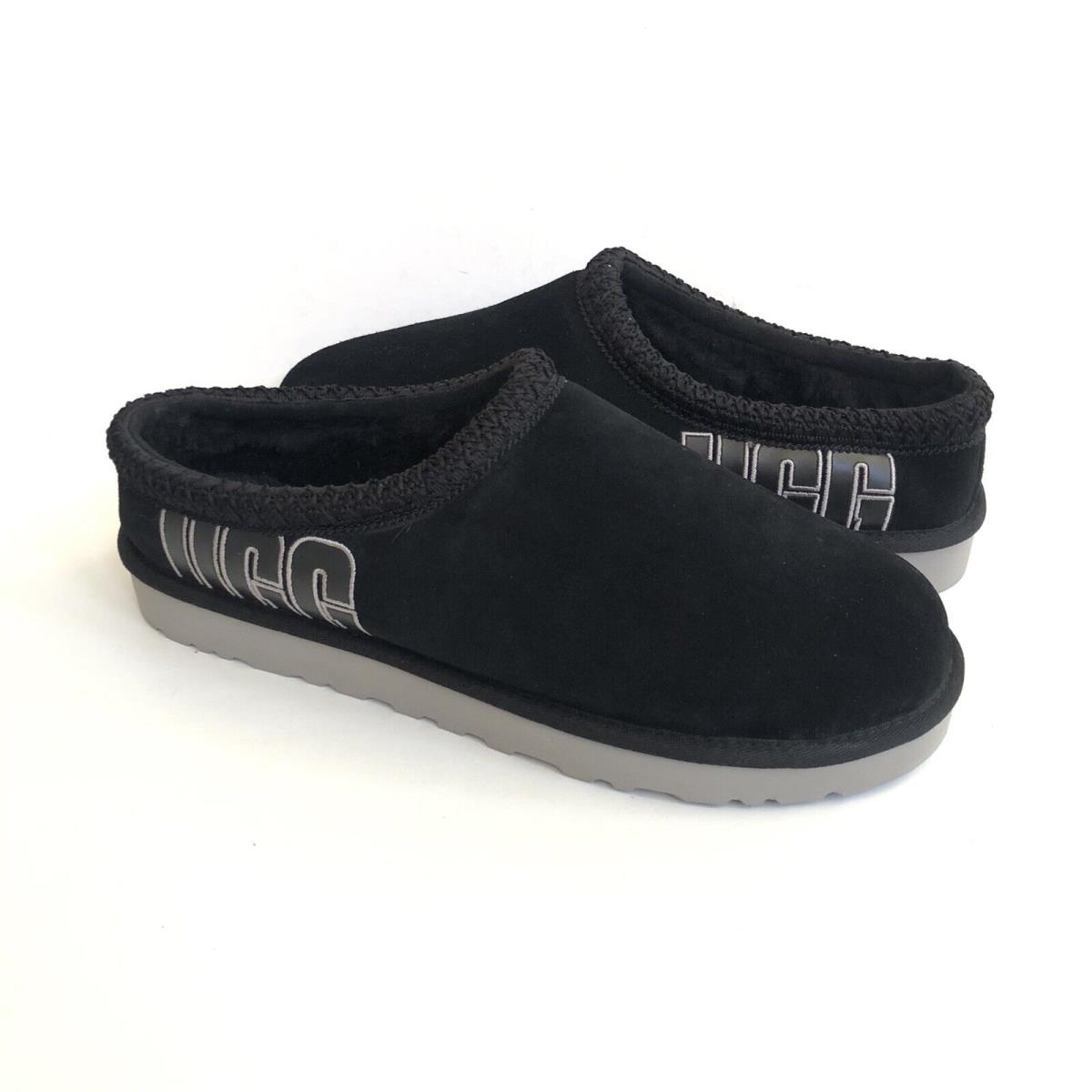 Ugg Men Tasman Graphic Outline Suede Black Moccasin Shoe US 12 / EU 45 / UK 11