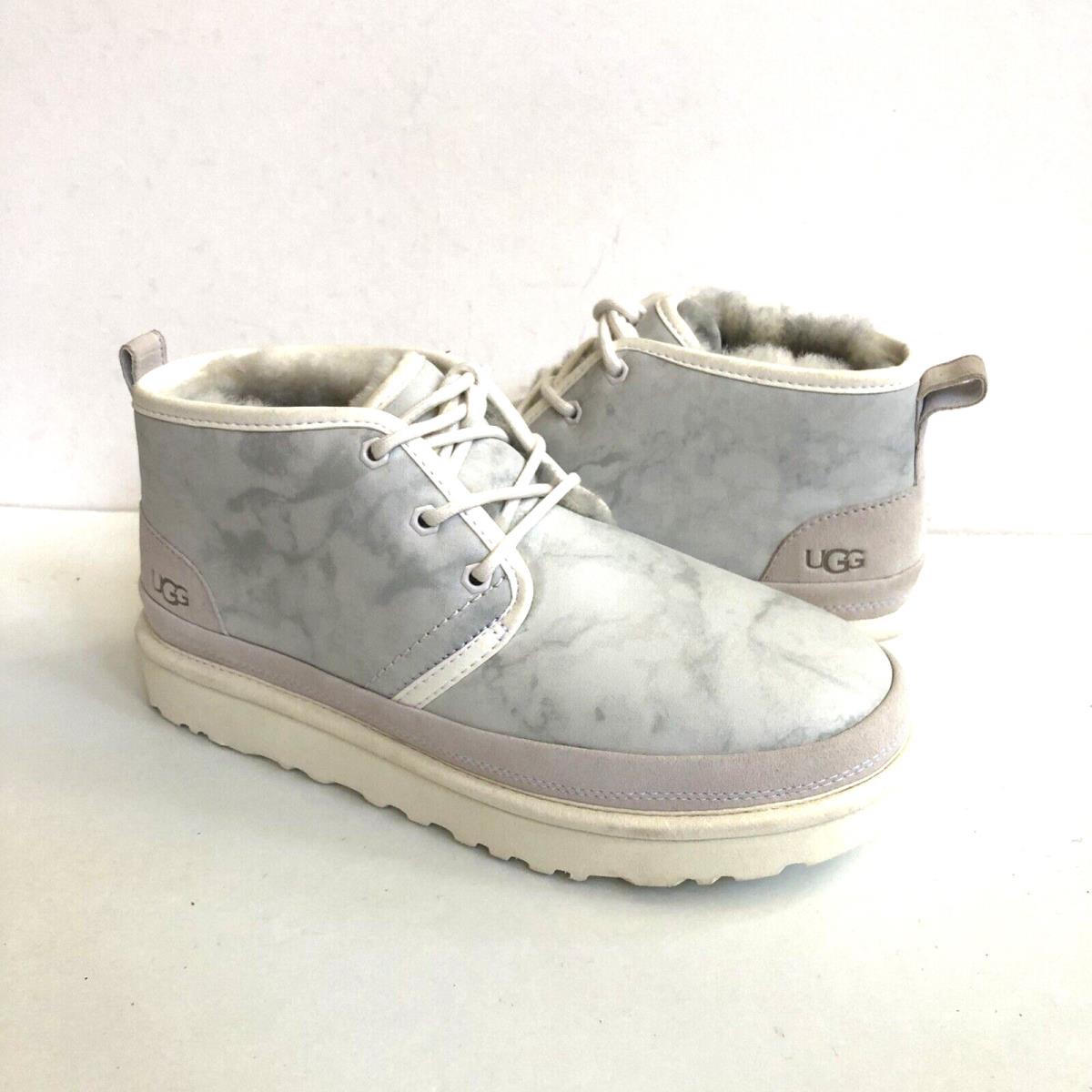 Ugg X Extra Butter Men Neumel Marble White Leather Shoe US 9 / EU 42 / UK 8